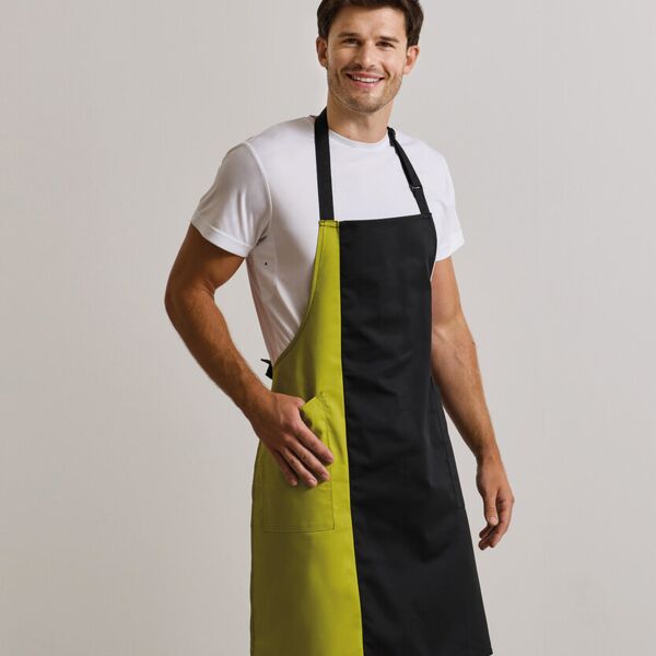 Contrast bib apron Thumbnail