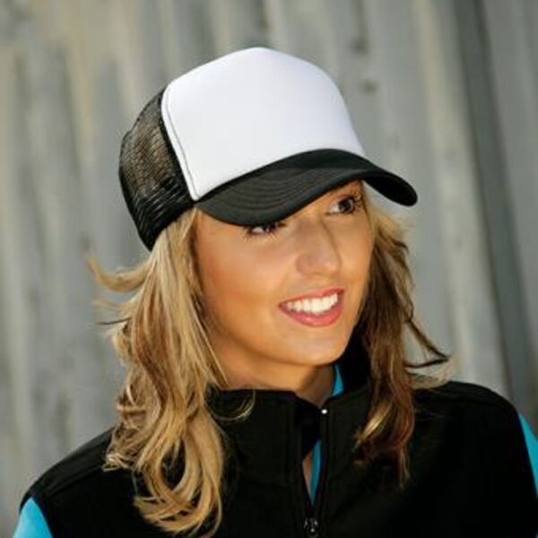 Trucker Cap 5 Panel Polyester Mesh Cap Thumbnail